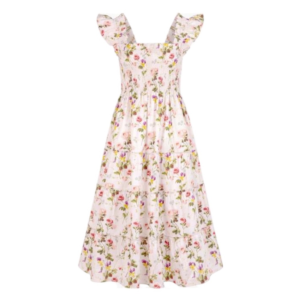NEW Hill House Ellie Nap Dress. Pink Bluebonnet. S. NWT - Picture 2 of 8